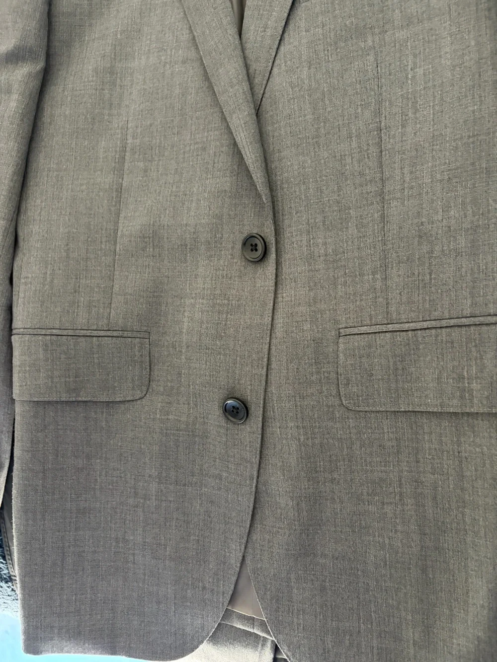 Bonobos Jetsetter Gray Two-Button Men's Suit